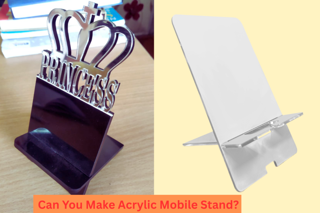 Acrylic mobile stand